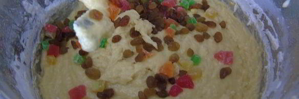 миндальный кулич