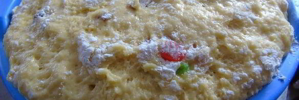 миндальный кулич