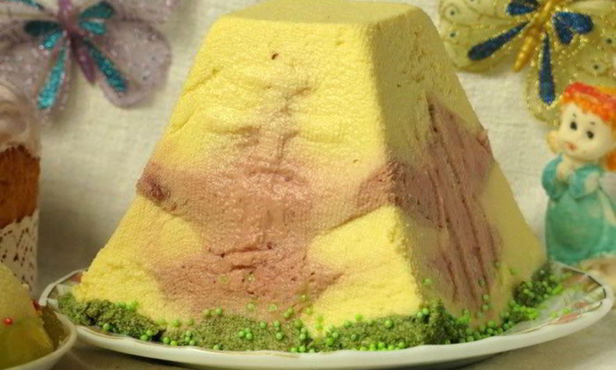 Рецепт молочно-мятной пасха цветок