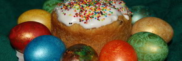 монастырский кулич с миндалем