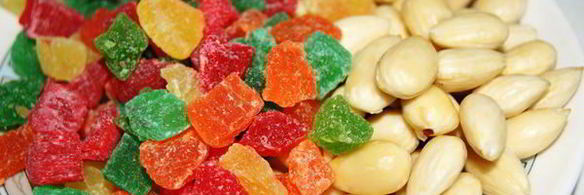 монастырский кулич с миндалем