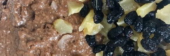 необычный шоколадный кулич