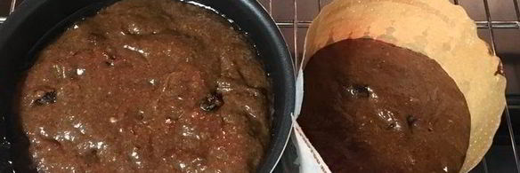 необычный шоколадный кулич