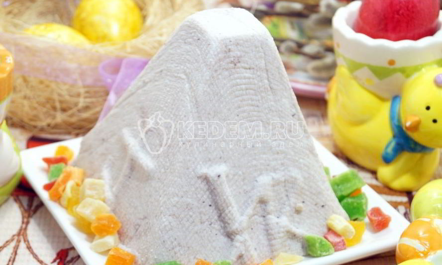 Рецепт пасхи черничной