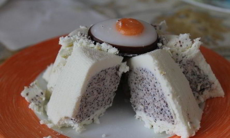 Рецепт пасхи лимонной с маковой начинкой