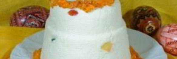 пасха со сливками и цукатами