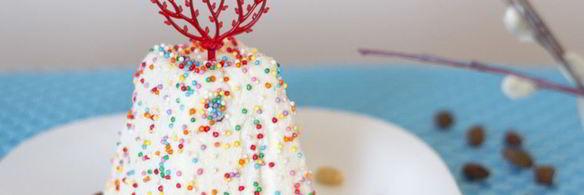 пасха творожная с кокосовой стружкой