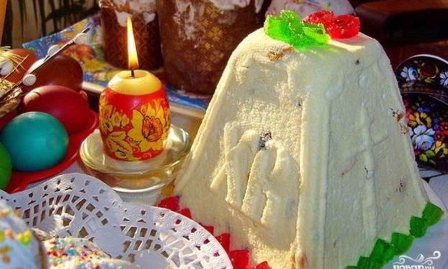 Рецепт пасхи творожной в мультиварке