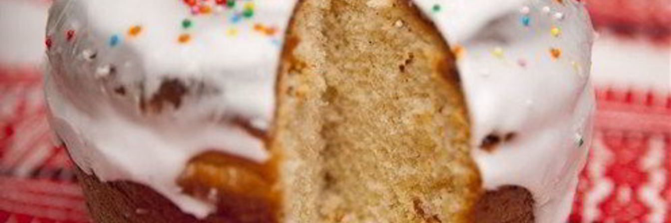 Пасхальный кулич на сметане