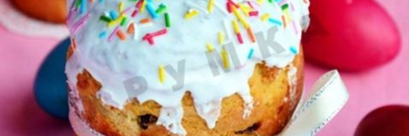 Пасхальный кулич на желтках