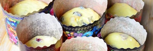 пасхальный кулич на желтках