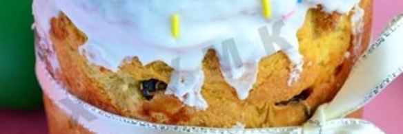пасхальный кулич на желтках