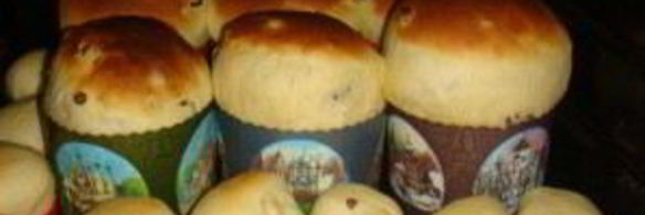 пасхальные куличи с изюмом