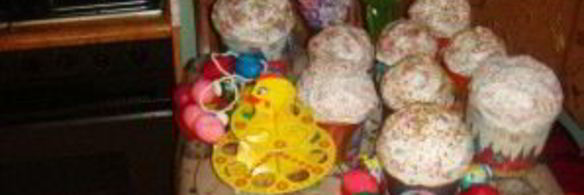 пасхальные куличи с изюмом