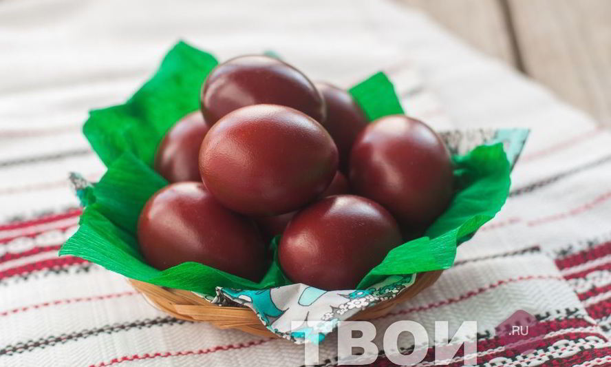 Рецепт пасхальных яиц