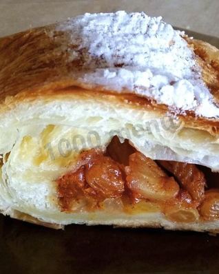 Штрудель к пасхальному столу из слоеного теста