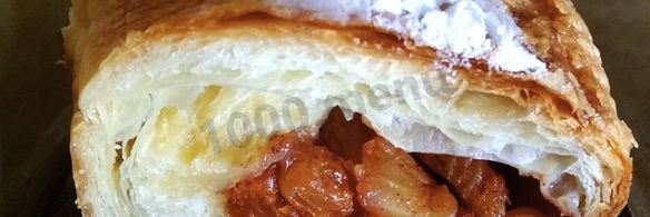 штрудель к пасхальному столу из слоеного теста