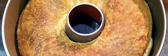 штрудель к пасхальному столу из слоеного теста