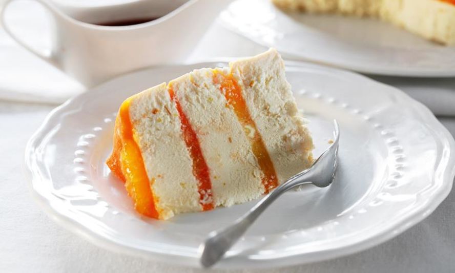 Рецепт творожной пасхи с апельсиновым желе и соусом из кагора