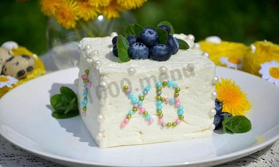 Рецепт творожной пасхи с маком без яиц