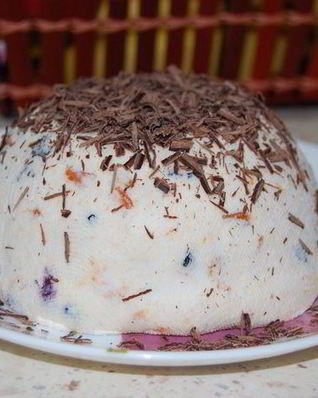 Творожная пасха с сухофруктами