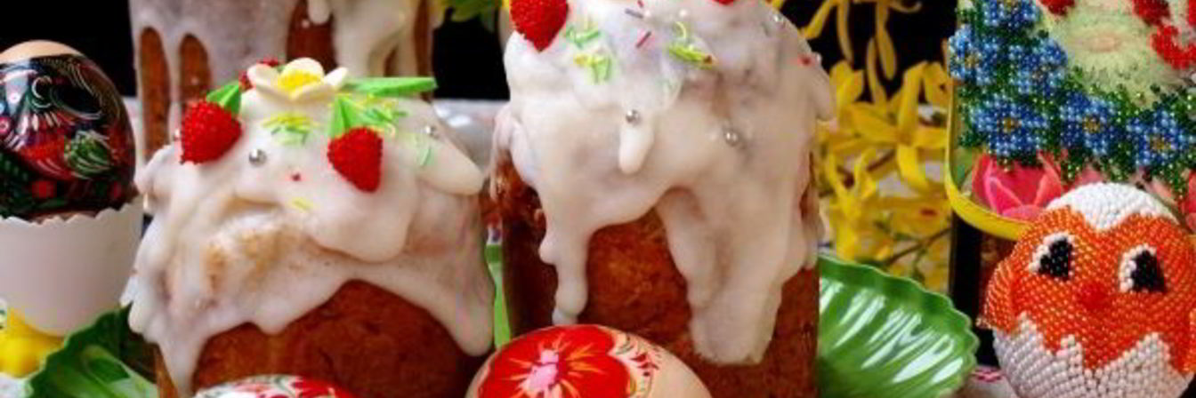 Творожный кулич без дрожжей