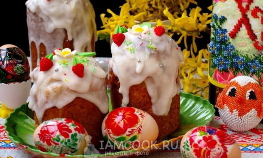 Рецепт творожного кулича без дрожжей