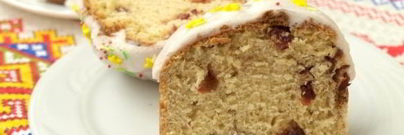 творожный кулич без дрожжей