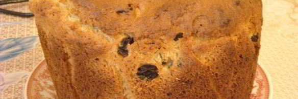 творожный кулич с шоколадной глазурью