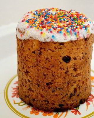 Творожный кулич