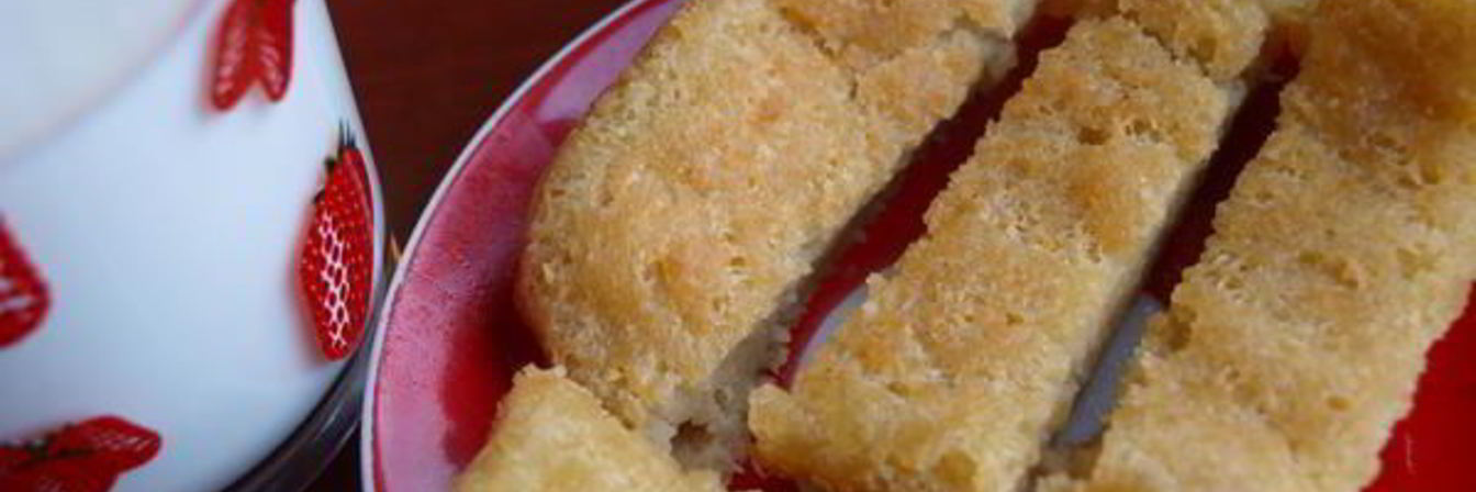 Пудинг из булки лимонный