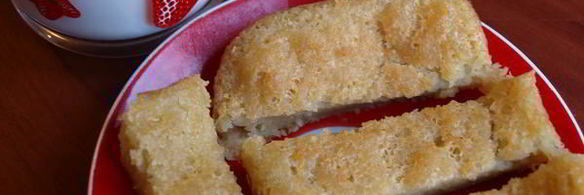 пудинг из булки лимонный