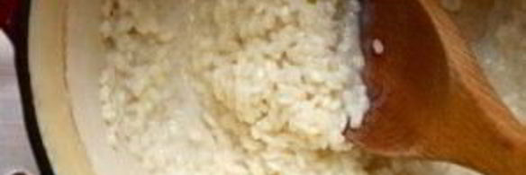 рисовый пудинг с ежевикой