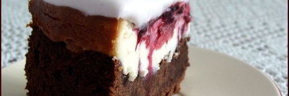 шоколад, ежевика и творог