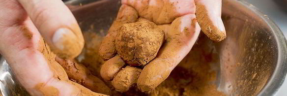 шоколадные трюфели в какао