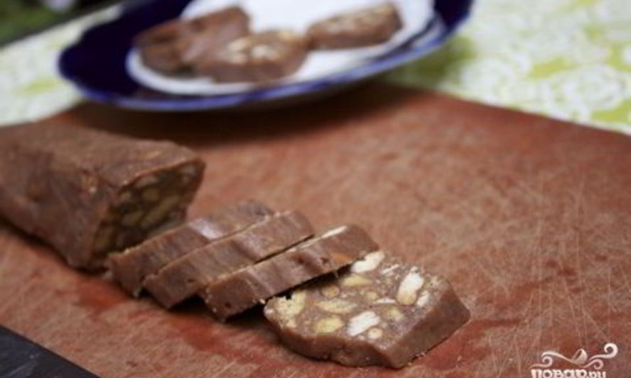 Рецепт сладкой колбаски