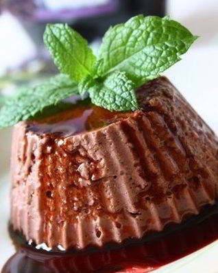 Творожное суфле с какао