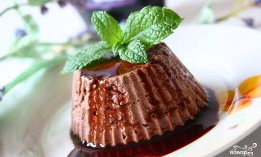 Рецепт творожного суфле с какао