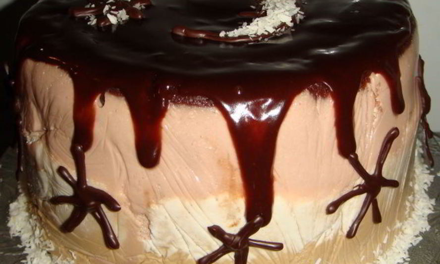 Рецепт юбилейного торта-суфле южная ночь