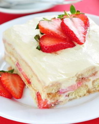 Тирамису с клубникой