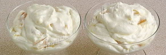 творожно-апельсиновый десерт