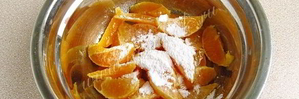 творожно-апельсиновый десерт