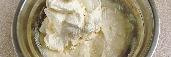 творожно-апельсиновый десерт