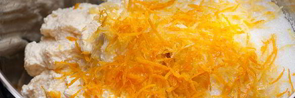 творожный пудинг с соусом из кагора