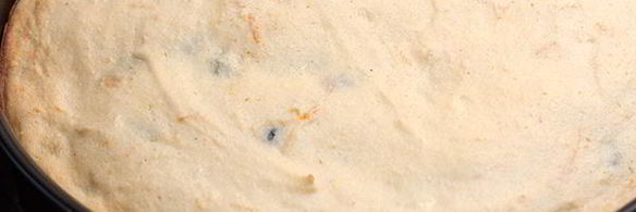 творожный пудинг с соусом из кагора