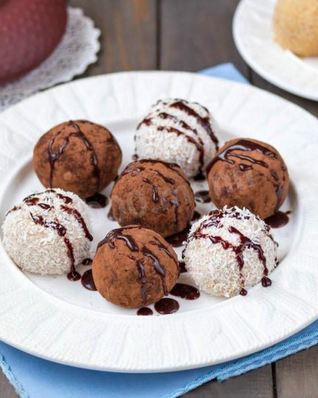 Творожные шарики с начинкой