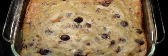 вишневый хлебный пудинг