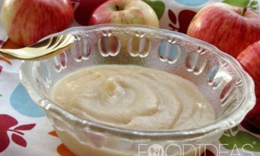 Рецепт яблочного пюре со сгущенкой