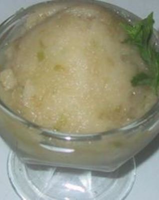 Яблочный сорбет с медом