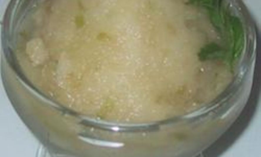 Рецепт яблочного сорбета с медом